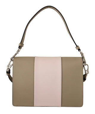 Karl Lagerfeld Chic Sage Shoulder Bag with Dual Straps