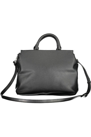 "Black Polyethylene Women Handbag" - IzzySauvage