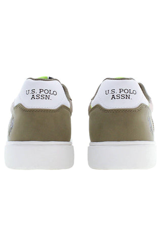 Green Polyester Men Sneaker