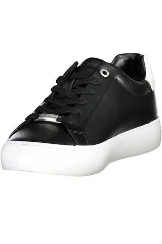 Calvin Klein Black Leather Women Sneaker