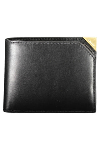 "Black Leather Men Wallet" - IzzySauvage