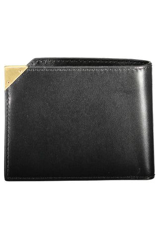 "Black Leather Men Wallet" - IzzySauvage