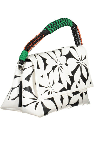 White Polyethylene Women Handbag