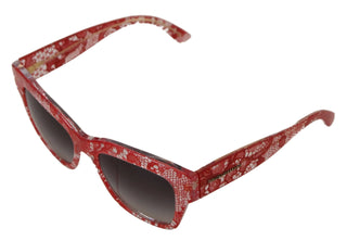 Dolce & Gabbana Sicilian Lace Accented Designer Sunglasses