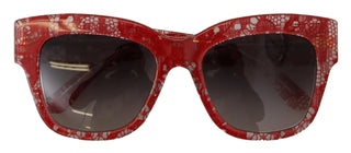 Dolce & Gabbana Sicilian Lace Accented Designer Sunglasses