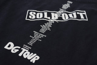 Dolce & Gabbana Black D&G Fashion Round Neck Cotton T-shirt