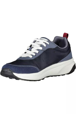 Blue Polyethylene Men Sneaker