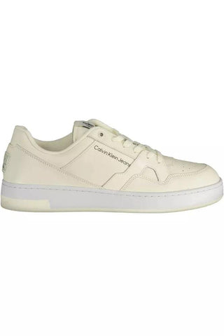 Calvin Klein White Leather Men Sneaker