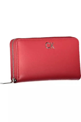 Red Polyethylene Women Wallet