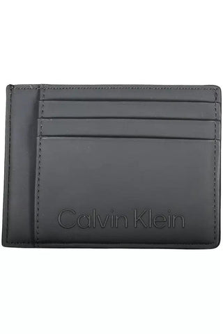 Black Polyester Men Wallet