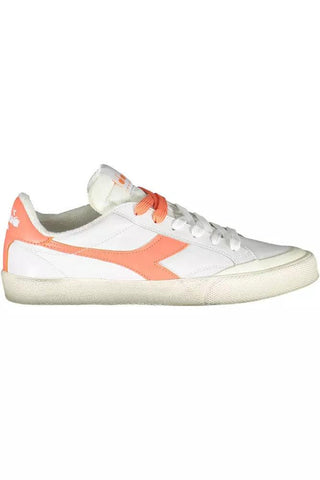 White Leather Women Sneaker