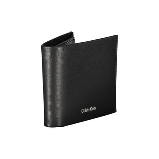 Calvin Klein Elegant Black Leather Wallet with RFID Blocking