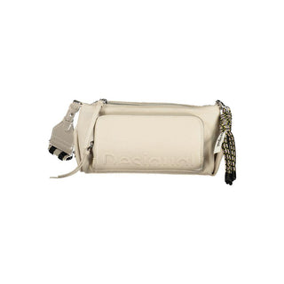 Beige Polyethylene Handbag