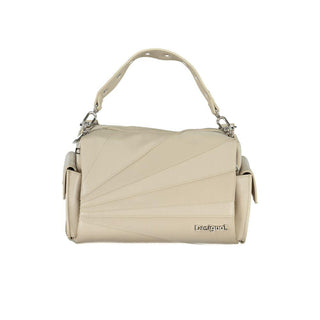 Beige Polyethylene Handbag