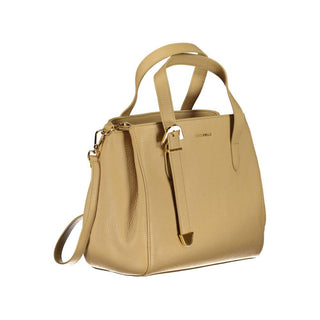 Beige Leather Handbag - IzzySauvage