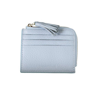 Light Blue Leather Wallet