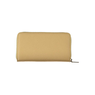 Beige Leather Wallet - IzzySauvage