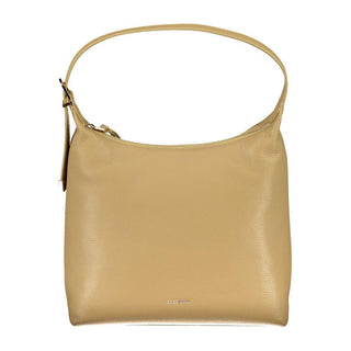 Beige Leather Handbag - IzzySauvage