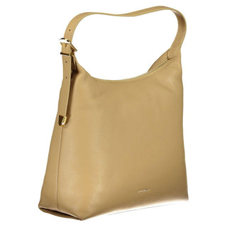 Beige Leather Handbag - IzzySauvage