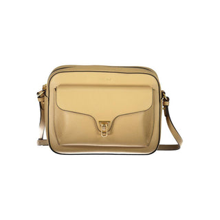 Beige Leather Handbag - IzzySauvage