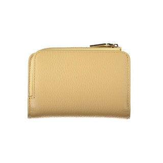 Beige Leather Wallet - IzzySauvage