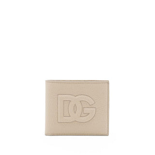 Beige Leather Wallet - IzzySauvage