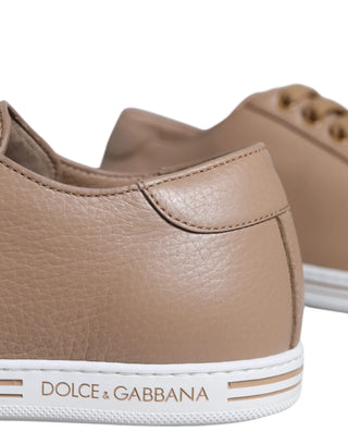 Dolce & Gabbana Brown Low Top Men Saint Tropez Sneakers Shoes