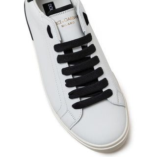 Dolce & Gabbana White Leather Sneaker