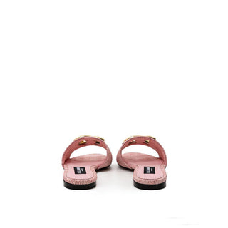 Dolce & Gabbana Pink Leather Sandal