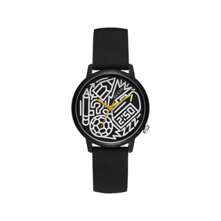 Black Silicone Watch