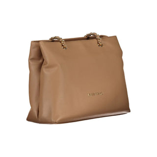 Beige Polyethylene Handbag