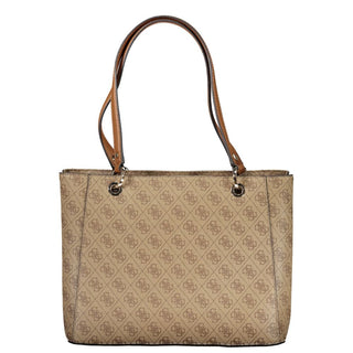 Beige Polyethylene Handbag