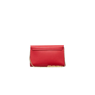 Red Polyethylene Crossbody Bag