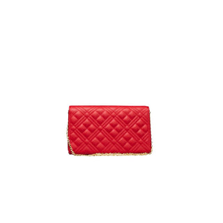 Red Polyethylene Crossbody Bag