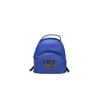 Love Moschino Blue Polyethylene Women Backpack