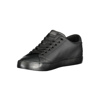 Tommy Hilfiger Black Polyester Sneaker