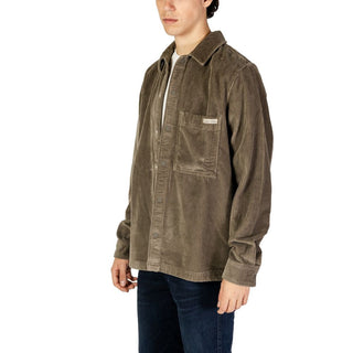 Calvin Klein Jeans Beige Cotton Shirt