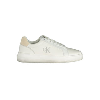 Calvin Klein White Polyester Sneaker