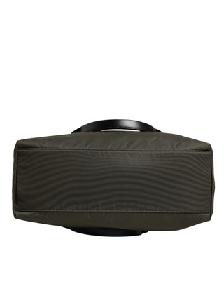 Dolce & Gabbana Military Green Nylon Shoulder Strap Tote Bag