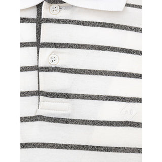 Dunhill White Cotton Polo Shirt