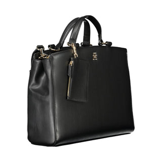 Tommy Hilfiger Black Polyethylene Women Handbag