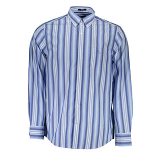 Gant Blue Cotton Men Shirt