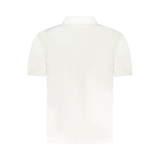 Guess Jeans White Cotton Men Polo Shirt