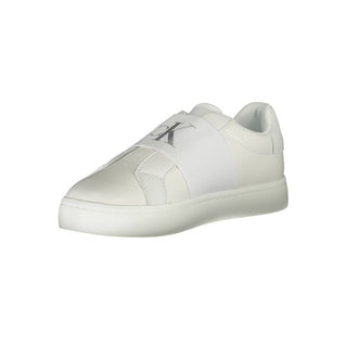 Calvin Klein White Leather Women Sneaker