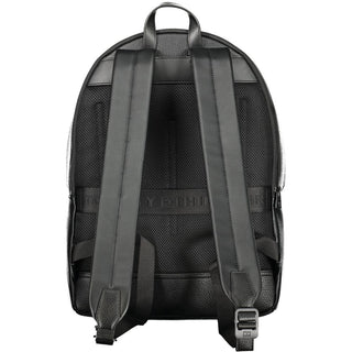 Tommy Hilfiger Black Polyester Men Backpack