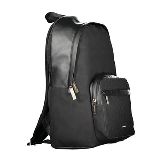 Calvin Klein Black Polyester Men Backpack