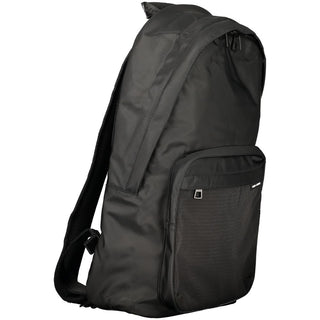 Tommy Hilfiger Black Polyester Men Backpack