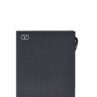 Valentino Garavani Grained leather Pouch