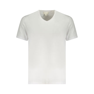 Calvin Klein White Cotton Men T-Shirt