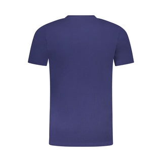Cavalli Class Blue Cotton Men T-Shirt